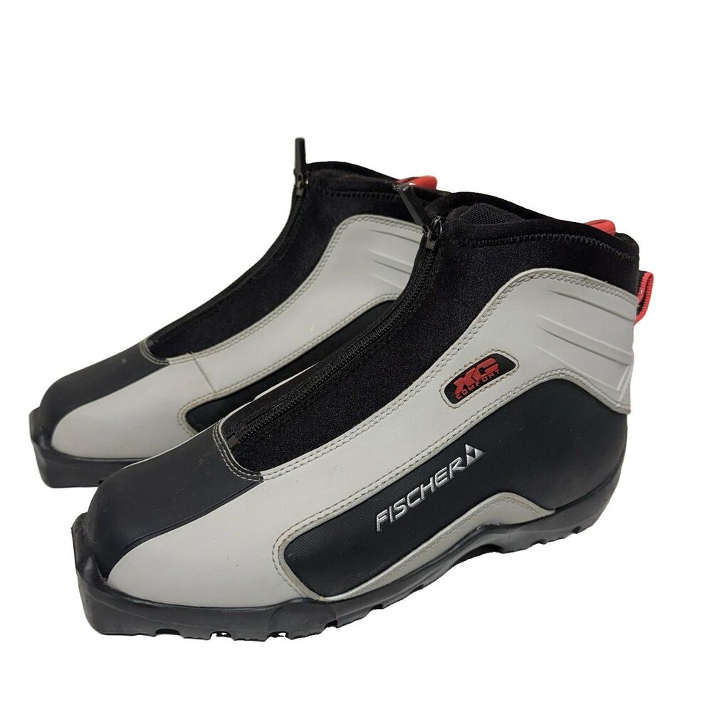 Fischer XC Comfort Thinsulate Cross Country Ski Boots Nordic Classic Men 9 EUC